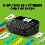 DYMO LabelManager Executive 640 CB tragbarer Etikettendrucker | Kompaktes Beschriftungsgerät mit QWERTZ Tastatur | Bluetooth- und USB-Konnektivität | Kompatibel mit D1 Etiketten