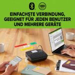 DYMO LabelManager Executive 640 CB tragbarer Etikettendrucker | Kompaktes Beschriftungsgerät mit QWERTZ Tastatur | Bluetooth- und USB-Konnektivität | Kompatibel mit D1 Etiketten