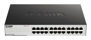 D-Link GO-SW-24G Unmanaged L2 Gigabit Ethernet (10/100/1000) 1U Schwarz