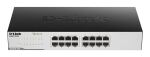 D-Link GO-SW-16G Unmanaged L2 Gigabit Ethernet (10/100/1000) 1U Schwarz