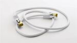 Goobay RJ45 Patchkabel CAT 6A S/FTP (PiMF), 500 MHz mit CAT 7 Rohkabel, weiß, 15m