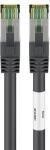 Patch-Kabel CAT8.1 0,25m S/FTP black PiMF, 2xRJ45, Folie,...