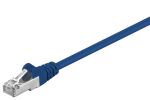 Goobay 68053 Netzwerkkabel Blau 0,5 m Cat5e SF/UTP (S-FTP)
