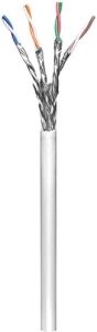 Verlegekabel CAT6 100m  S/FTP Installationskabel, starr, Spule