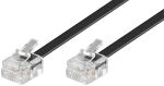 Goobay 50318 Telefonkabel 6 m Schwarz