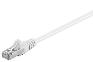 Goobay 95553 Netzwerkkabel Weiß 1,5 m Cat5e SF/UTP (S-FTP)