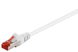 Goobay 93502 Netzwerkkabel Weiß 1 m Cat6 S/FTP (S-STP)