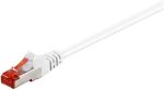 Patch-Kabel CAT6 20,0m weiß    S/FTP 2xRJ45, LSOH, CU