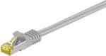 Patch-Kabel RJ45  1,5m grau    S/FTP m. CAT7 Rohkabel,...