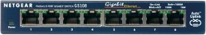 NETGEAR GS108GE Netzwerk-Switch Unmanaged Gigabit Ethernet (10/100/1000) Blau