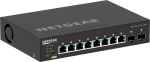 NETGEAR Switch 8G 2SFP+ PoE+ 220W 8x10/100/1000 2xSFP+ PoE