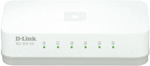 D-Link GO-SW-5E/E Netzwerk-Switch Unmanaged Fast Ethernet (10/100) Weiß