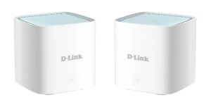 D-LINK WLAN Router AX1500 Mesh   2er WiFi6,up to 370sqm,WPA3