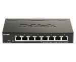 D-Link DGS-1100-08PV2 Managed L2/L3 Gigabit Ethernet (10/100/1000) Power over Ethernet (PoE) Schwarz