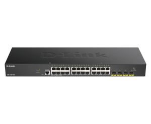 D-Link DGS-1250-28X Managed L3 Gigabit Ethernet (10/100/1000) Schwarz