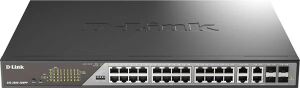 D-LINK Switch 24G 4SFP PoE+ 518W 24x10/100/1000 4xSFP