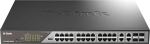 D-LINK Switch 24G 4SFP PoE+ 518W 24x10/100/1000 4xSFP