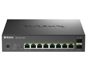 D-Link DMS-1250-10SPL Managed L2/L3 2.5G Ethernet (100/1000/2500) Power over Ethernet (PoE) Schwarz