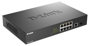 D-LINK Switch 10G SFP PoE 125W 9x10/100/1000 1xSFP PoE