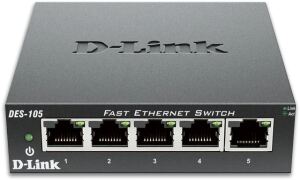 D-LINK Switch 5 Metal 5x10/100 Metal