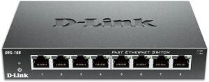 D-LINK Switch 8 Metal 8x10/100 Metal