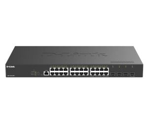 D-Link DGS-1250-28XP Managed L2+ Gigabit Ethernet (10/100/1000) Power over Ethernet (PoE) Desktop Schwarz