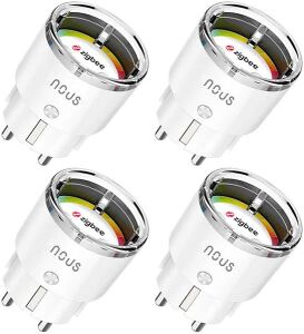 NOUS A1Z smarter Stecker ZigBee  4er 3450W/15A/Messung/ZigBee    4er Pack