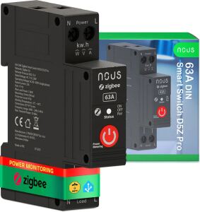 NOUS D5Z Pro DIN Smart Switch ZigBee Zigbee3.0/32A/Messung