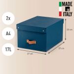 Leitz 61490068 Aufbewahrungsbox Karton Blau