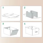 Leitz 61490068 Aufbewahrungsbox Karton Blau