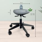 Leitz 65770095 Büro- & Computerstuhl Gepolsterter Sitz