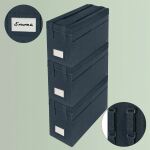 Leitz 67230089 Aufbewahrungsbox Aufbewahrungstasche Rechteckig Stoff Grau