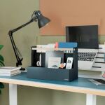 Leitz 61970089 Schreibtischablage Stoff Dunkles Grau