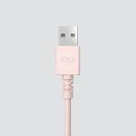 Logitech H390 Kopfhörer Kabelgebunden Kopfband Büro/Callcenter USB Typ-A Rose