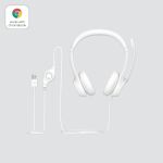 Logitech H390 Kopfhörer Kabelgebunden Kopfband Büro/Callcenter USB Typ-A Weiß