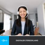 Logitech H390 Kopfhörer Kabelgebunden Kopfband Büro/Callcenter USB Typ-A Weiß