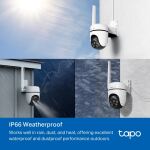 TP-Link TAPO C501GW Sicherheitskamera Turret IP-Sicherheitskamera Draußen 1920 x 1080 Pixel Wand