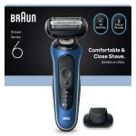 Braun Series 6 62-B1200S Folienschaber Trimmer Blau