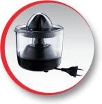 Moulinex PC1208 Elektrische Zitronenpresse 0,45 l 25 W Schwarz, Transparent