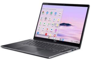 Acer Chromebook CPE594-1N-TCO-33Z8 Intel Core 3 100U 35,6 cm (14") Touchscreen WUXGA 16 GB LPDDR5x-SDRAM 128 GB SSD Wi-Fi 6E (802.11ax) ChromeOS Grau QWERTZ Deutsch