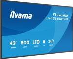 iiyama LH4366UHSB-B1AG Signage-Display Digital Signage Flachbildschirm 109,2 cm (43") LCD WLAN 800 cd/m² 4K Ultra HD Schwarz Eingebauter Prozessor Android 24/7