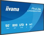 iiyama LH5066UHSB-B1AG Signage-Display Digital Signage Flachbildschirm 127 cm (50") LCD WLAN 800 cd/m² 4K Ultra HD Schwarz Eingebauter Prozessor Android 24/7