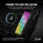 DDR5  32GB PC 6000 CL38 CORSAIR KIT (2x16GB) VENG. RGB Grey
