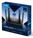 Cudy WR3000 WLAN-Router Gigabit Ethernet Dual-Band (2,4 GHz/5 GHz) Schwarz
