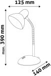 Avide Basic Tischleuchte Simple sw   flexibler Schwanenhals