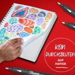 Sharpie Kreativmarker Rundspitze Acryl Erd Farben 5er Blister