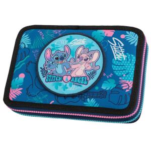 McNeill Stitch Hartschalenetui für Stifte Blau, Pink