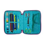 McNeill Stitch Hartschalenetui für Stifte Blau, Pink