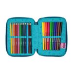 McNeill Stitch Hartschalenetui für Stifte Blau, Pink
