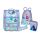 McNeill 9658269000 Schulranzen-Set Mädchen Violett, Blau, Pink